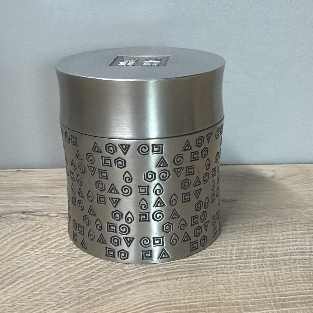 Royal Selangor Five Elements Pewter Tea Coffee Caddy Freeman Lau Double Lid